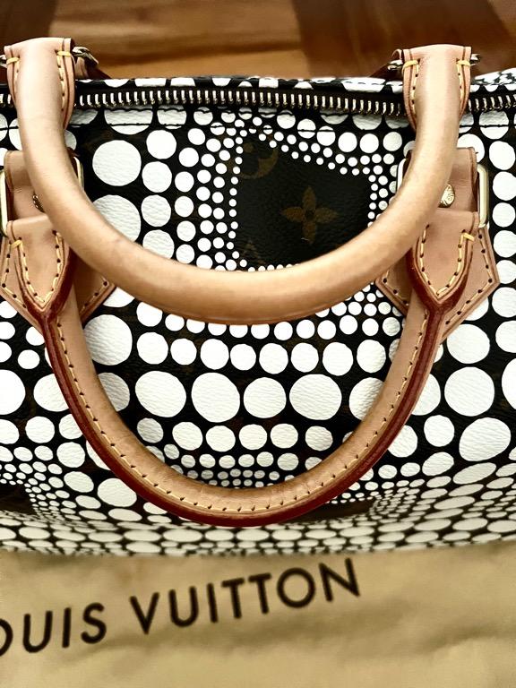 Louis Vuitton x Yayoi Kusama Pre-owned Polka Dots Speedy 30 Handbag - Red