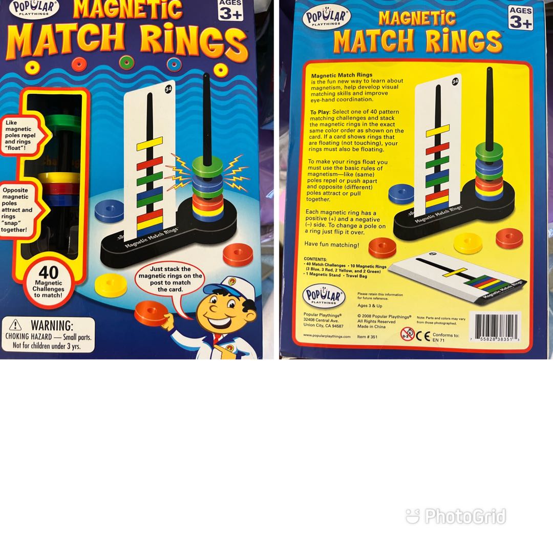 Magnetic match rings outlet