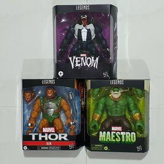 Marvel Legends Set of 3 Big guys - Monster Venom , Ulik from Thor , Maestro Hulk