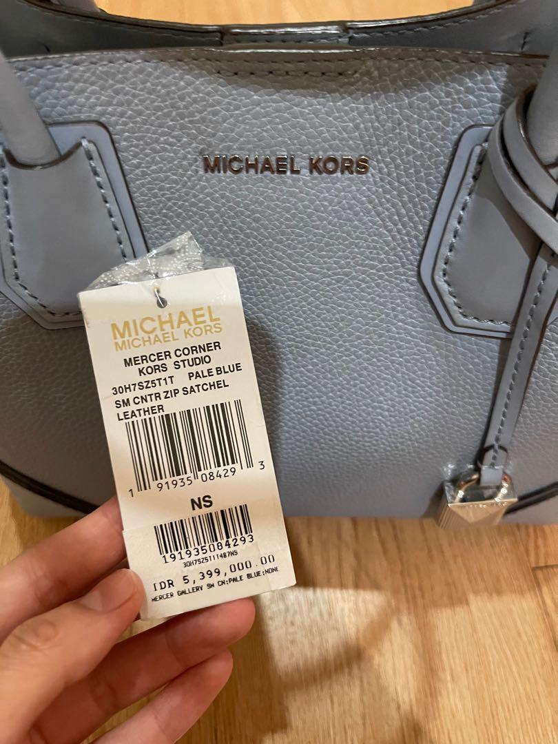 Michael Kors Bag Mercer Satchel Pale Blue