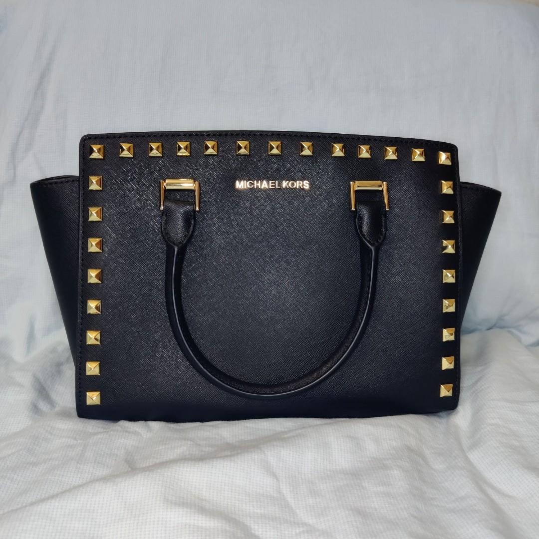 Michael Kors Selma Small Saffiano Leather, Luxury, Bags & Wallets on  Carousell