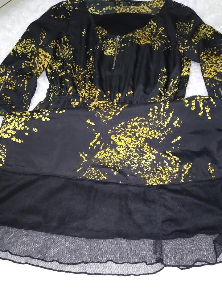 Mini dress Zara, Fesyen Wanita, Pakaian 
