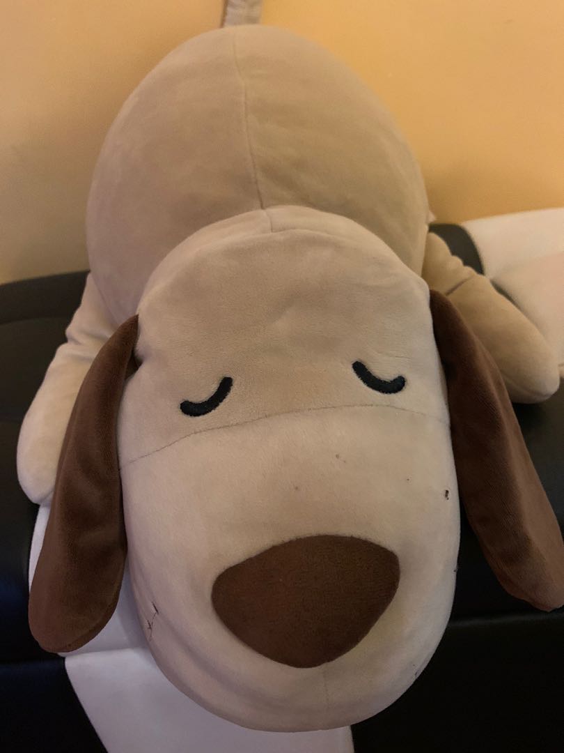 MINISO brown dog cute puppy plushie plush / stuffed toy medium