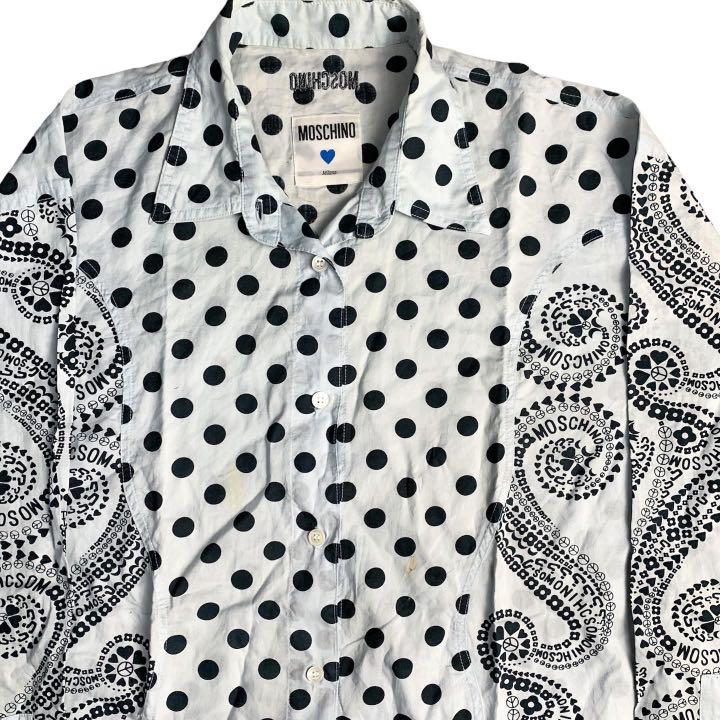 Moschino Full print Shirts, Fesyen Pria 
