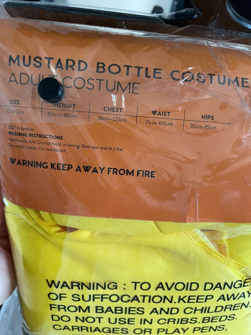 Mustard bottle costume, Everything Else on Carousell