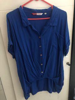 Navy Blouse