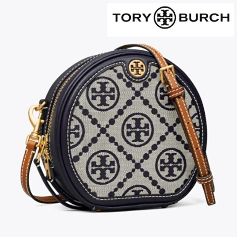 Tory Burch T Monogram Jacquard Double Zip Mini Bag, Luxury, Bags & Wallets  on Carousell