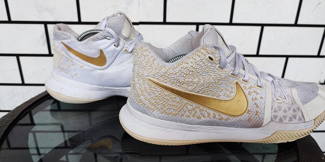 Kyrie 3 gold white online