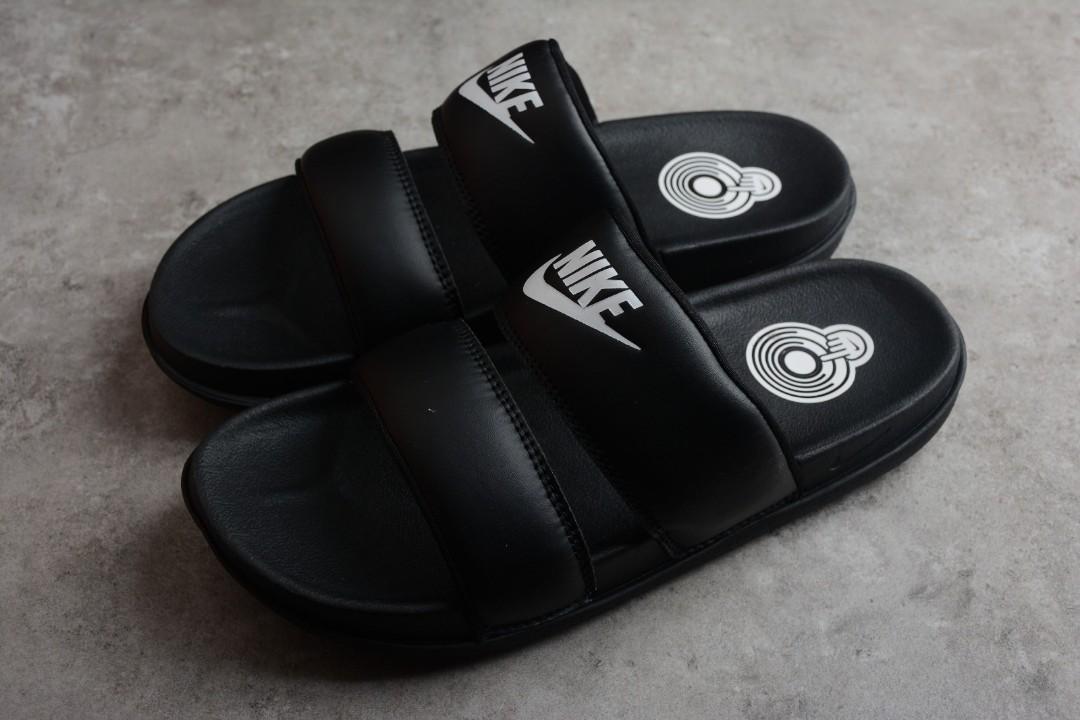 White nike discount duo slides