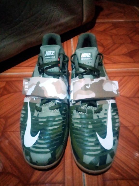 Nike Romaleos 3 Camo Weightlifting Shoes Men s Fashion Footwear