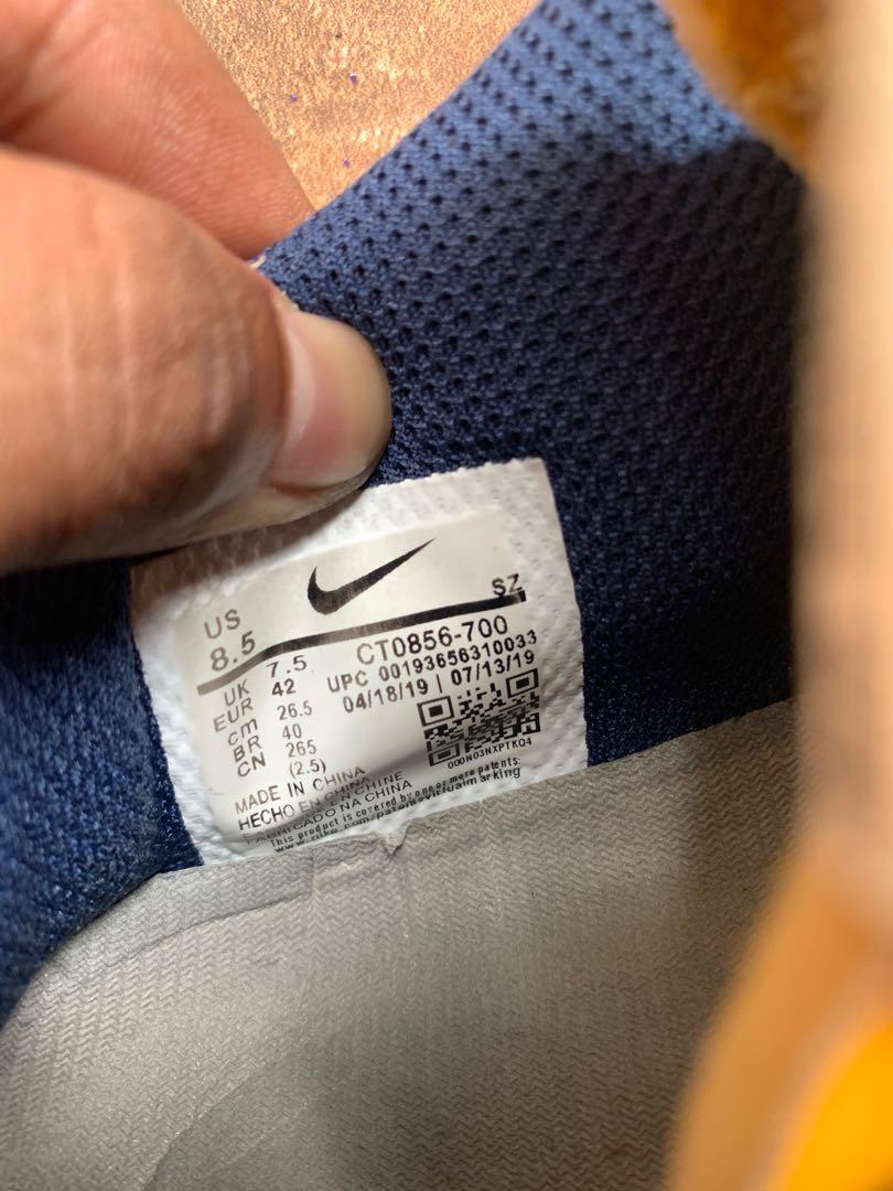 Nike SB Dunk x Off White - Michigan (University Gold Midnihgt Navy), Fesyen  Pria, Sepatu , Sneakers di Carousell