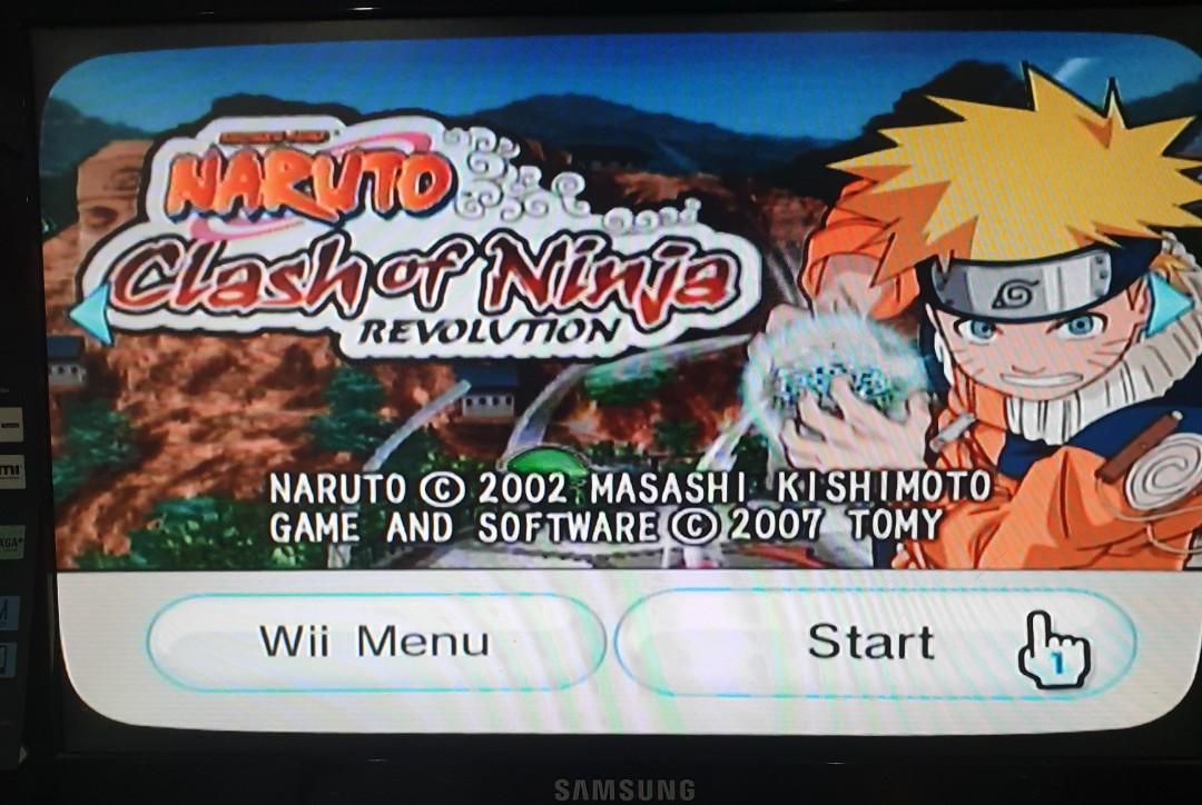 Naruto Clash of Ninja Revolution Nintendo Wii – buttondelight