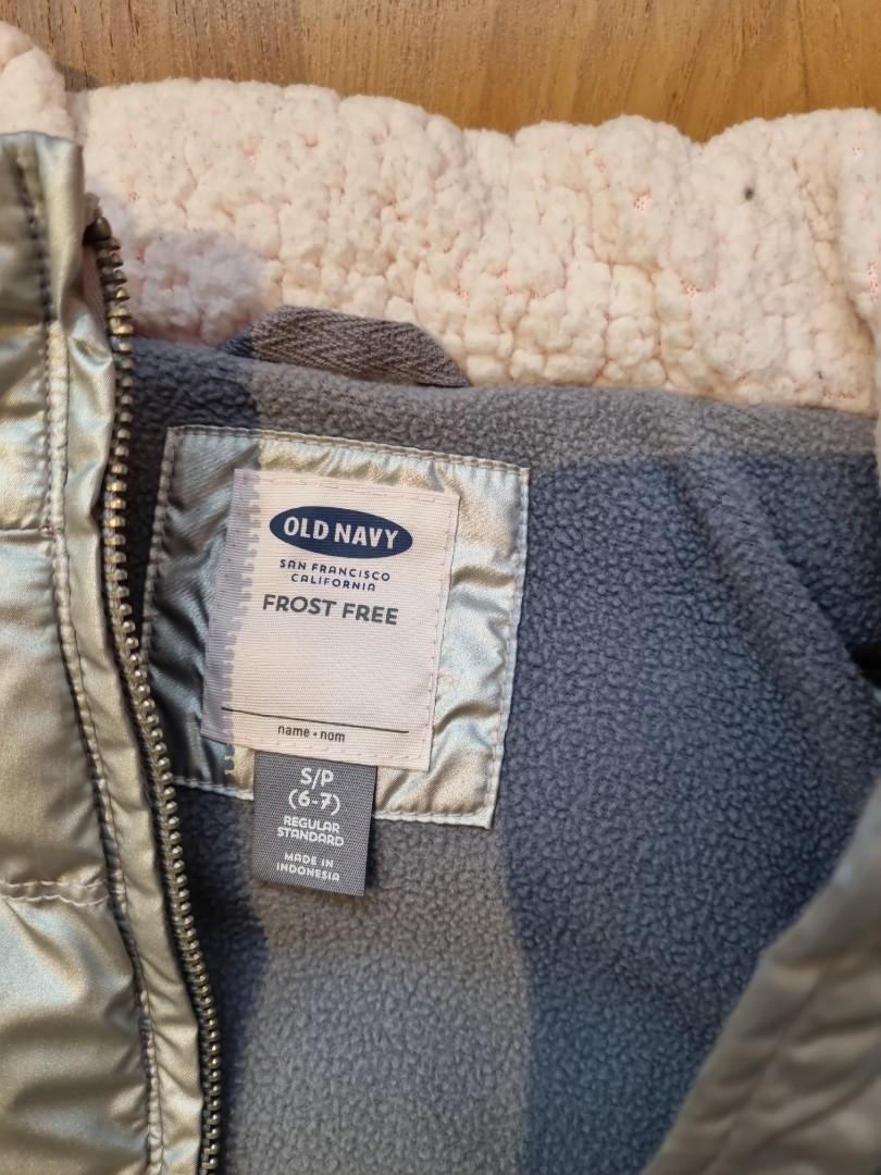 Old navy clearance metallic puffer