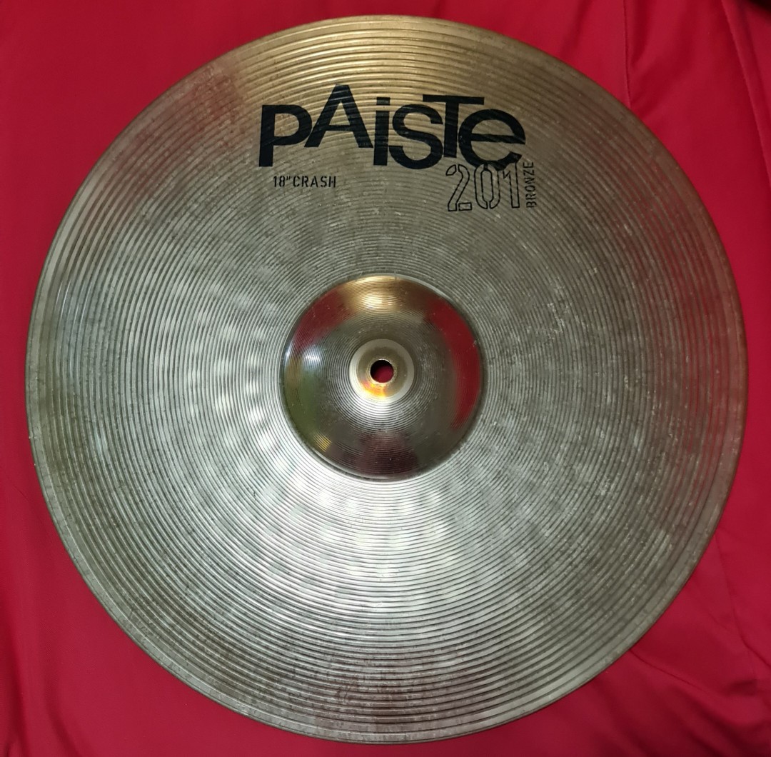 Paiste 201 crash 18", Hobbies & Toys, Music & Media, Musical Instruments on Carousell