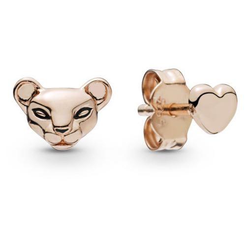 Pandora authentic Sales Lioness Heart Stud Earring s Women s Fashion Jewelry Organisers Earrings on Carousell