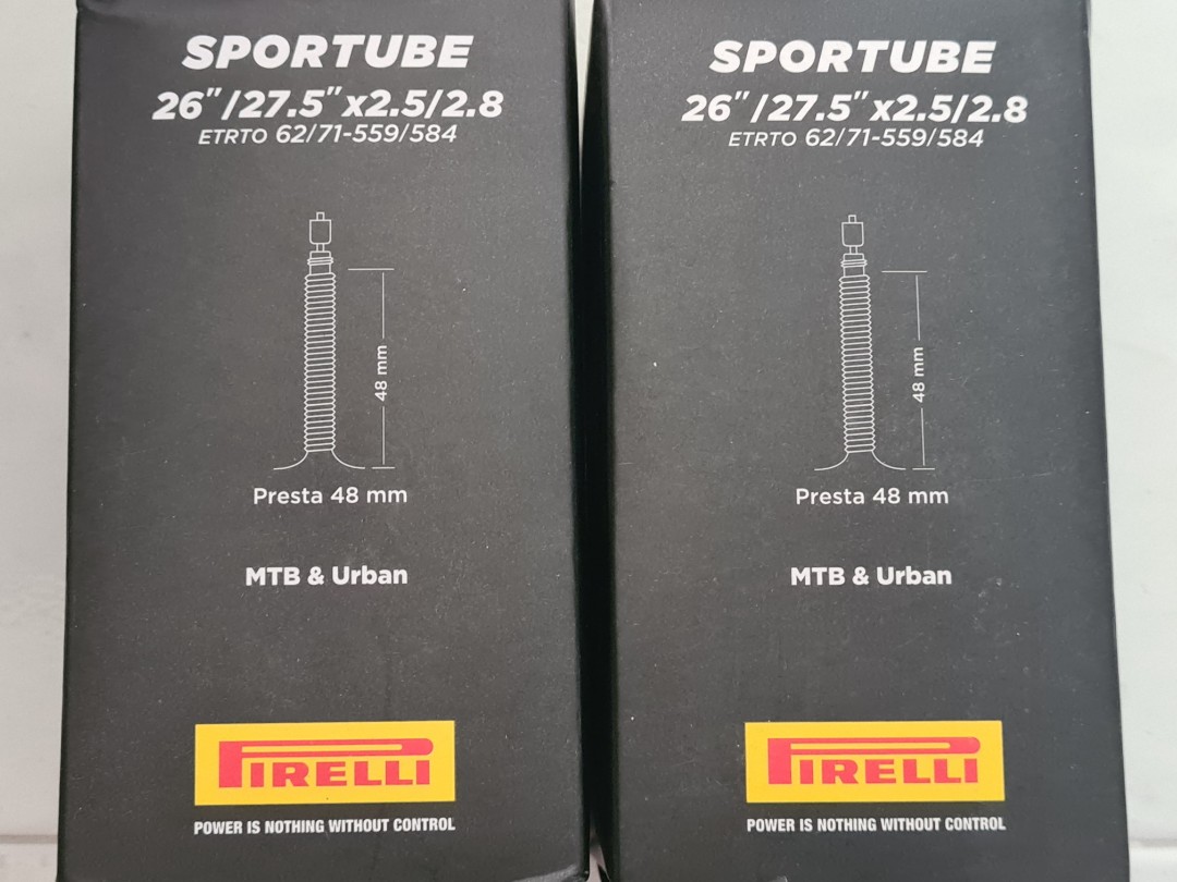 Pirelli SporTube Tube 27.5 x 2.5-2.8" 48mm Presta Valve 