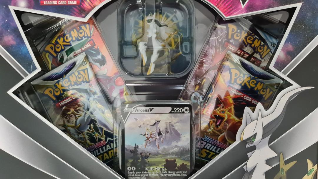 Pokemon TCG Arceus V Figure Collection Box, Hobbies & Toys, Toys