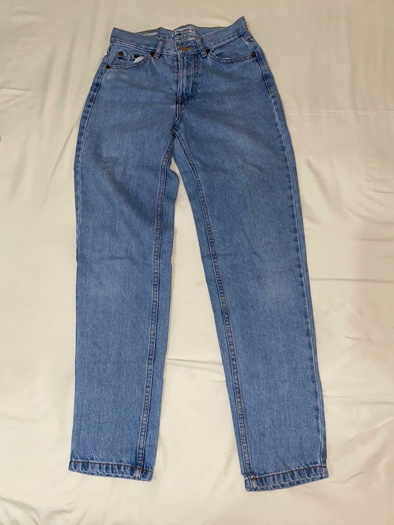 pull\u0026bear mom jeans, Fesyen Wanita 