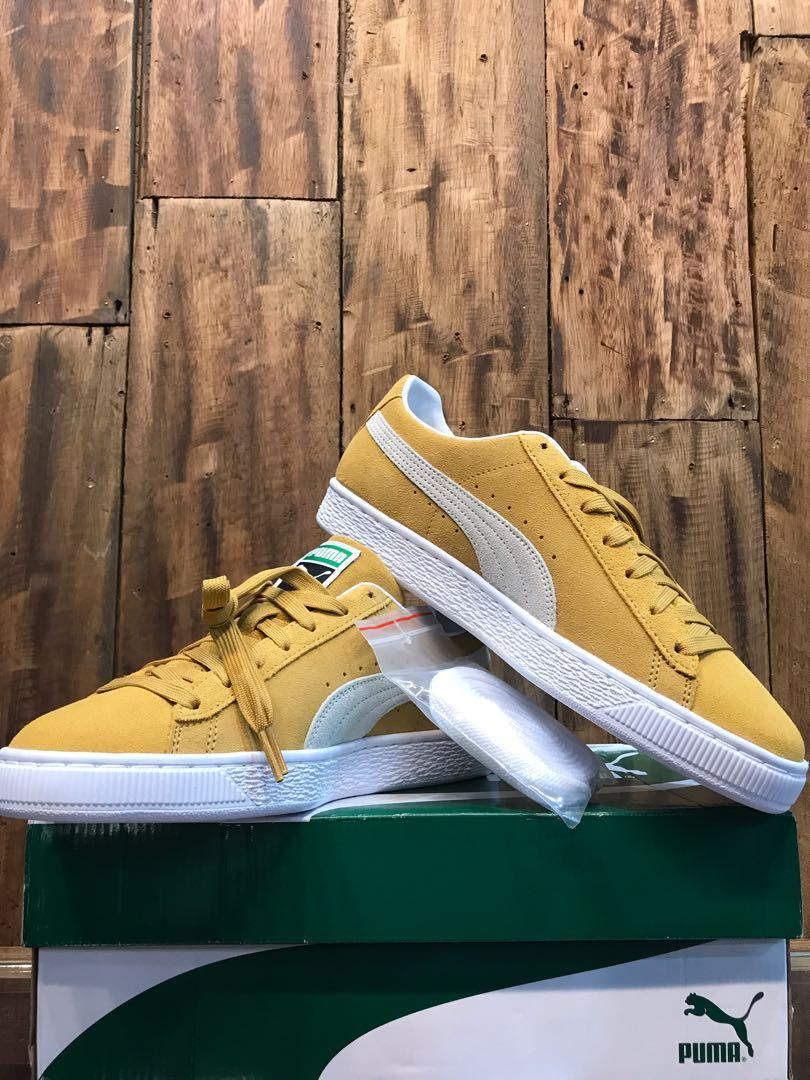 Puma suede honey mustard hot sale
