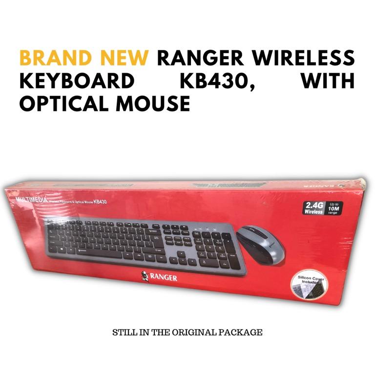 Ranger Wireless Keyboard KB430, with Optical Mouse, Computers & Tech ...