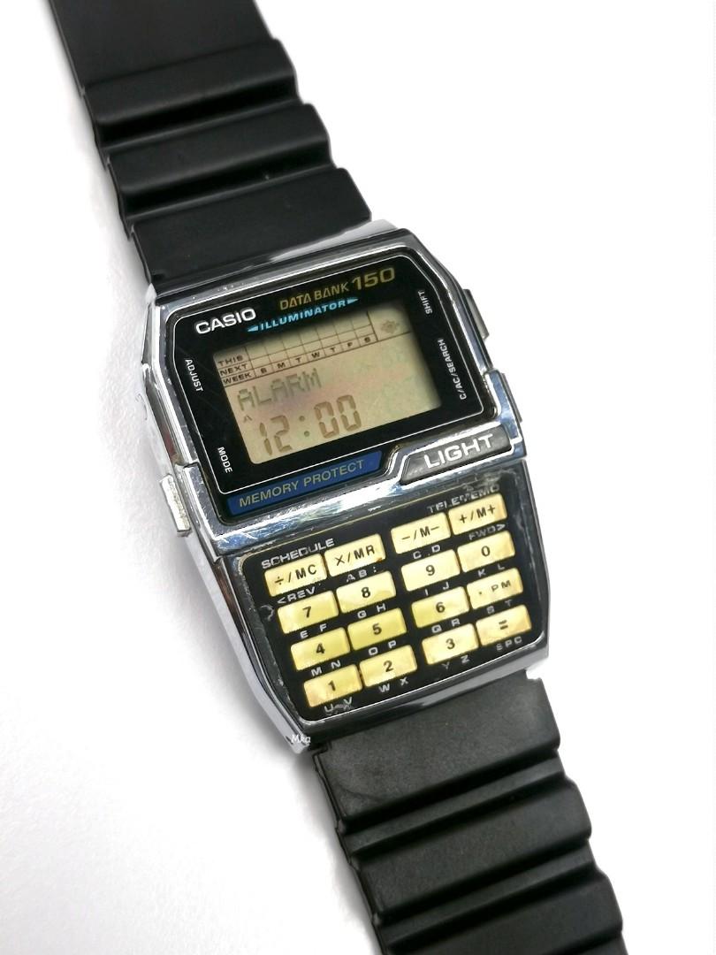 Rare Vintage Casio Dbc1500 Databank 150 Men s Fashion Watches