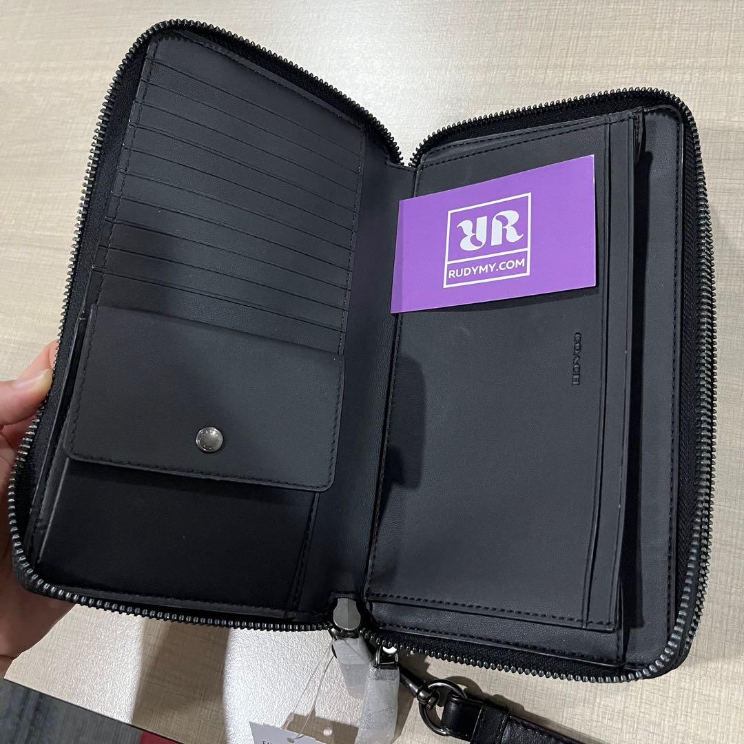 (READY STOCK) COACH Double Zip Travel Organizer In Signature Canvas