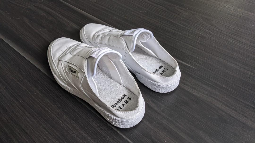 Reebok x Beams Club C Laceless Mules
