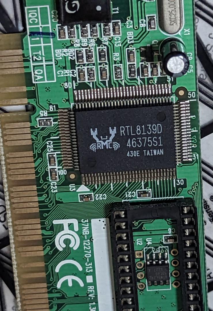 RTL8139D 10/100M RJ45 Ethernet Network card, Computers & Tech, Parts ...