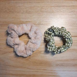 SET SCRUNCHIE GA ADA HEADBAND MATCHA