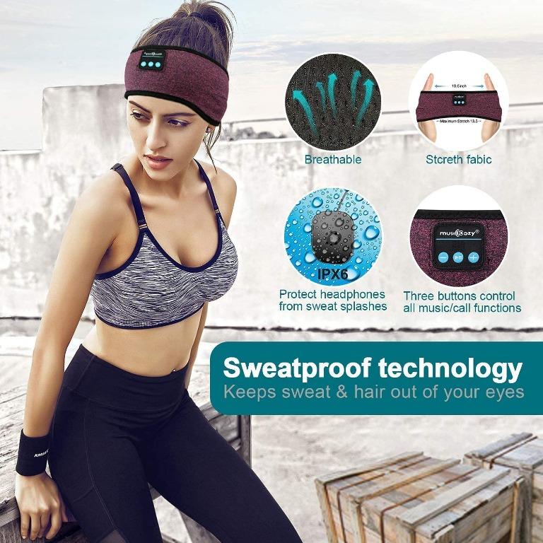 Wireless bluetooth headband music phone yoga cheap