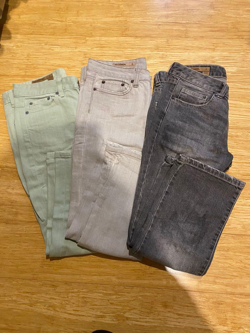 Sportsgirl denim 3/4 jeans x 3, Women's 