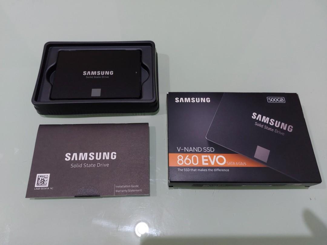 SSD SAMSUNG 860 EVO 500GB Elektronik Bagian Komputer Aksesoris