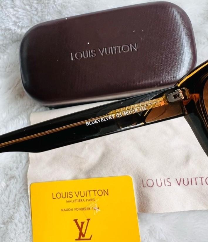 Louis vuitton hot sale blue velvet sunglasses