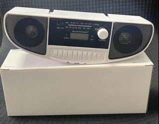 Suntone AM/FM Battery Operated Radio with Digital Clock