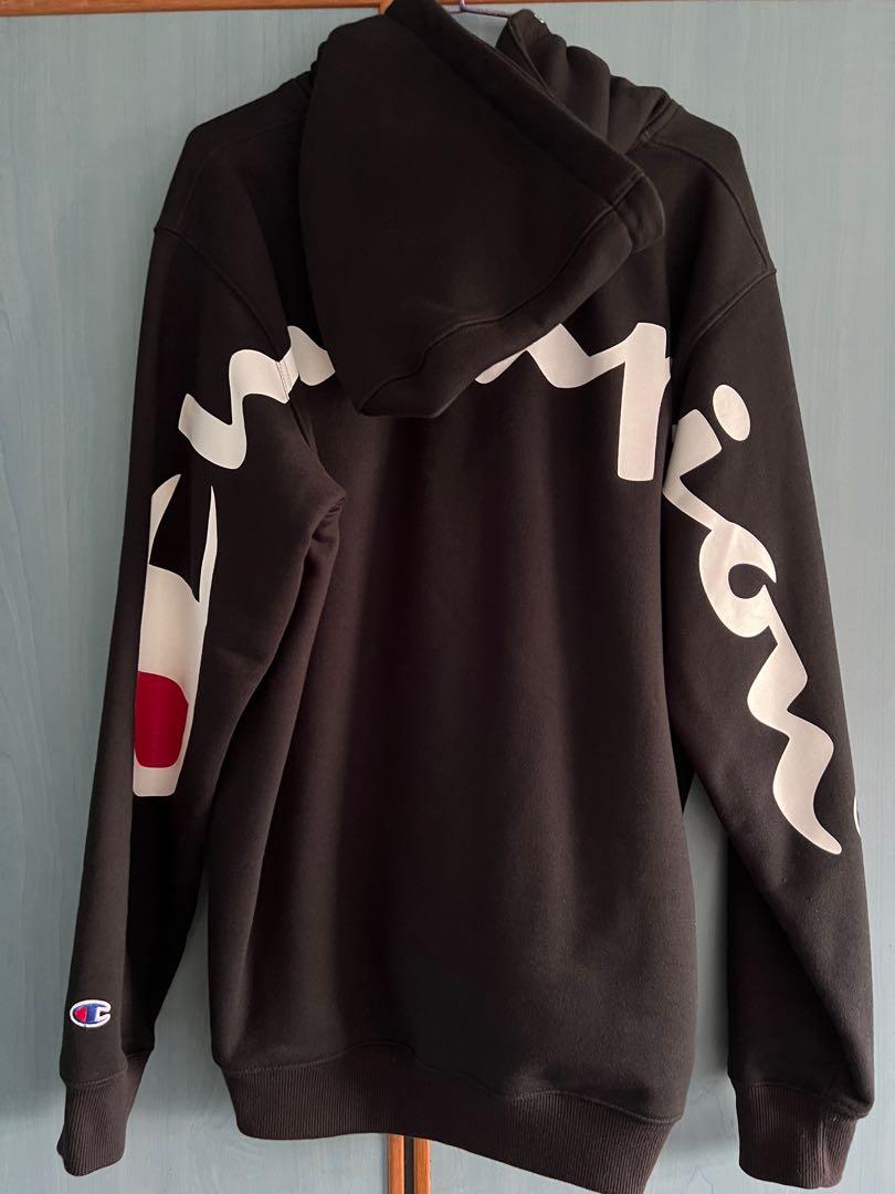 Supreme Champion Hoodie SS18 Black Men s Fashion Tops Sets
