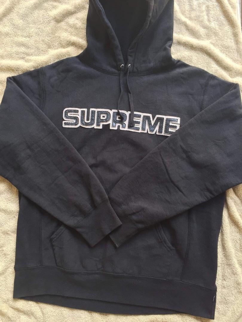 Supreme perforated leather hooded on sale
