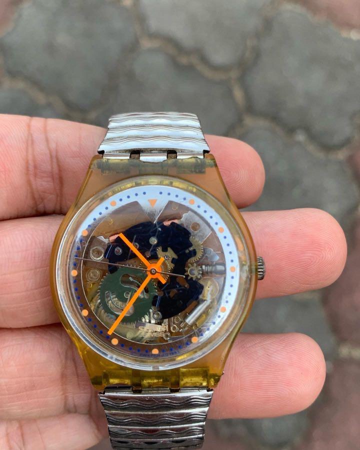 Swatch transparent watch price online