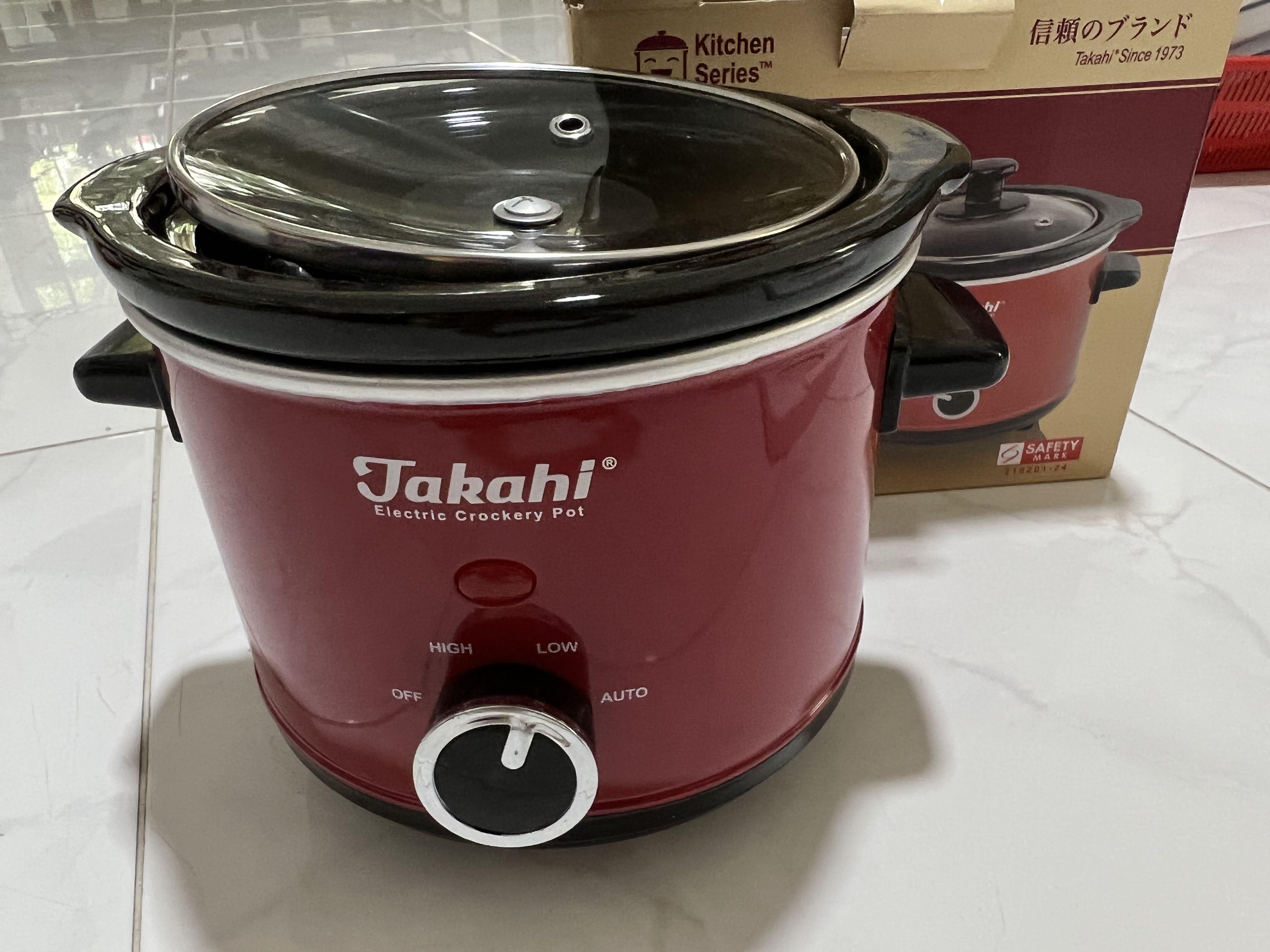 Takahi Electric Crockery Pot 1.5Litre, TV & Home Appliances, Kitchen