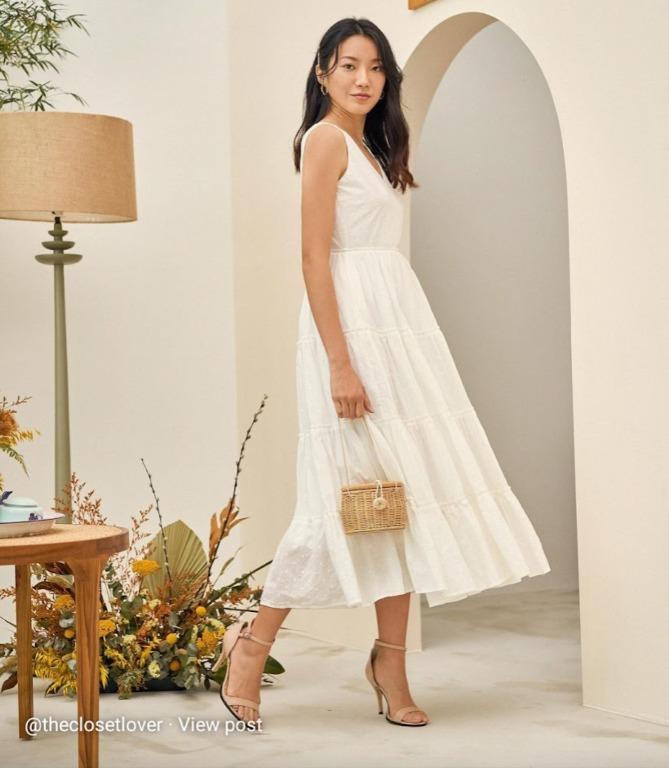 TCL The Closet Lover White Maxi Dress Women s Fashion Dresses