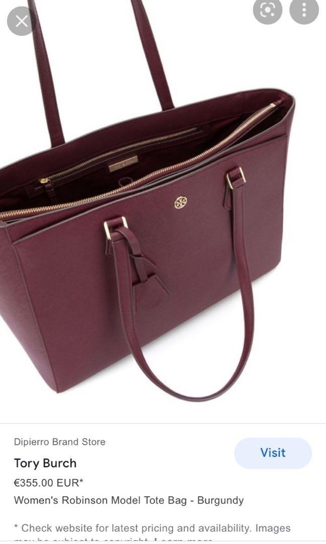 Tory burch burgundy purse best sale