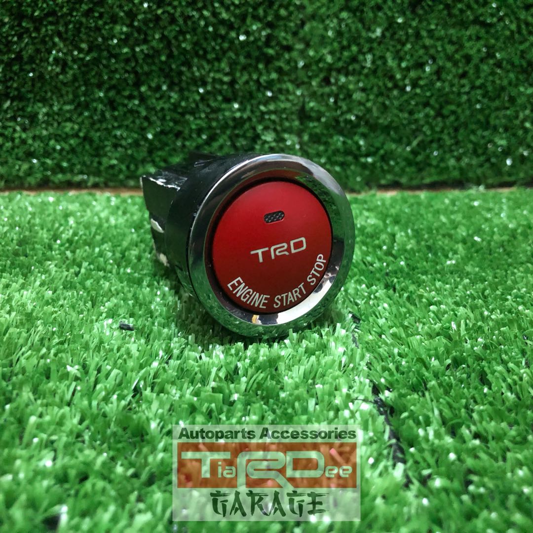 Trd push start button auto accessories on carousell