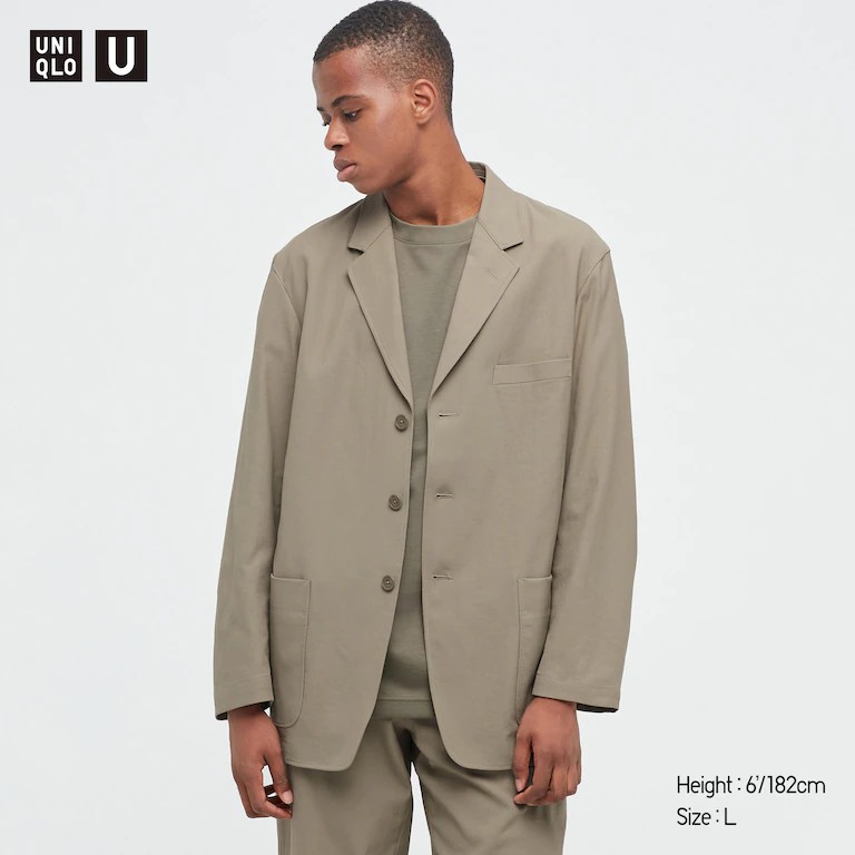 Relaxed fit jacket sales