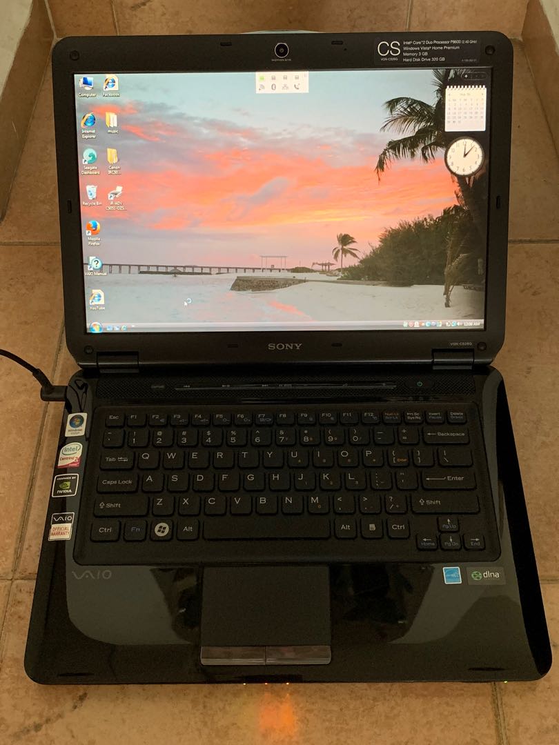 Sony VAIO PCG-721C QR10 – Laptop Vintage – Pour Pièces – Collection – Ne S'allume Pas