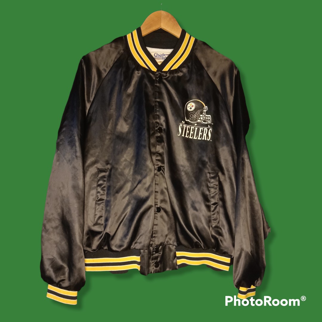 Vintage Chalkline Pittsburgh Steelers NFL Varsity Jacket, Men's Fashion ...