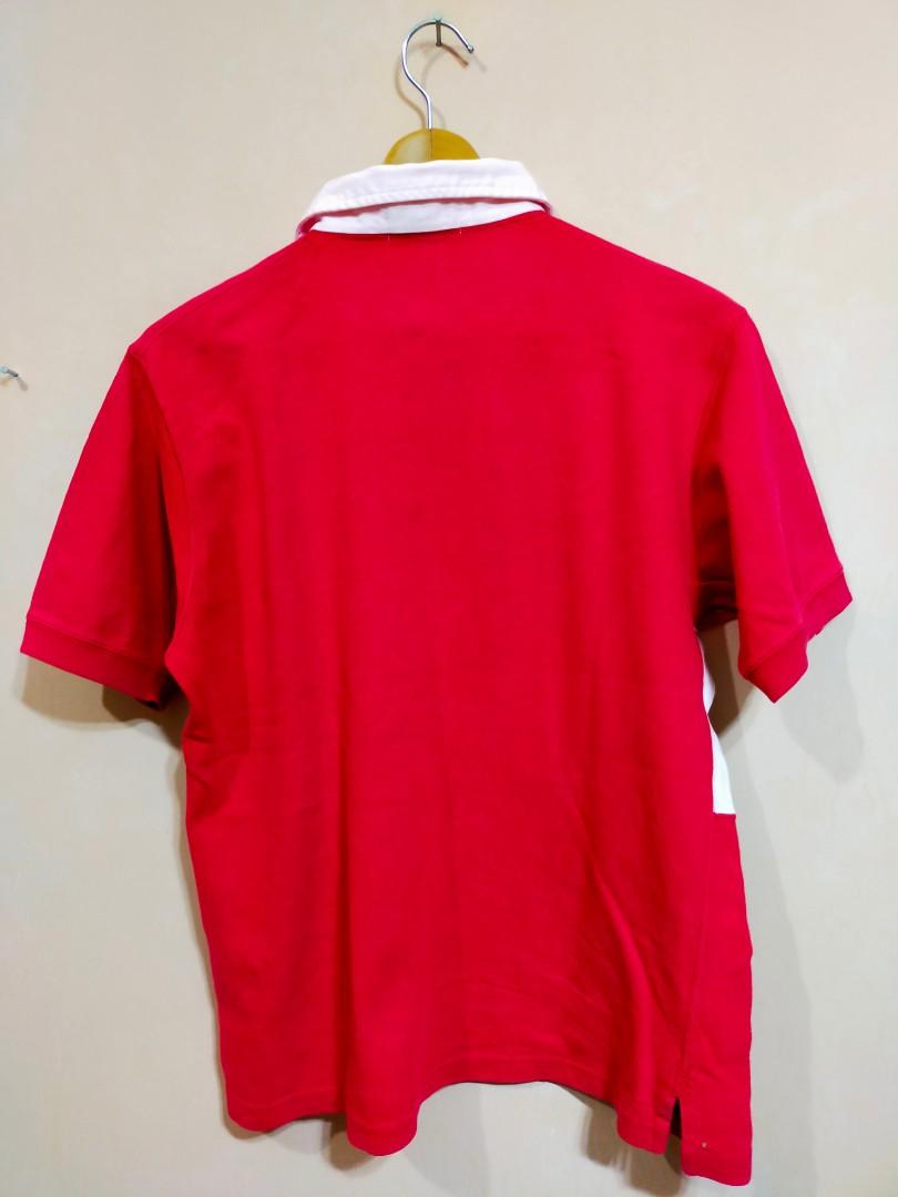 Vintage Polo Sport Rugby Shirt 2 butang missing, Men's Fashion, Tops