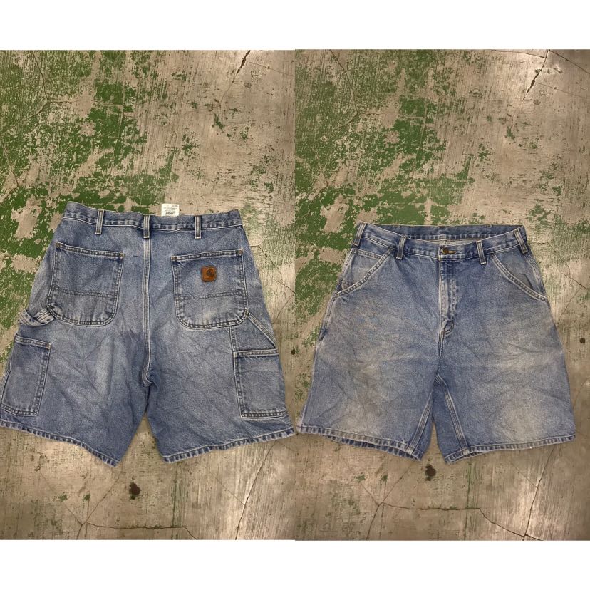 VTG Carhartt Denim Work Shorts, Men's 