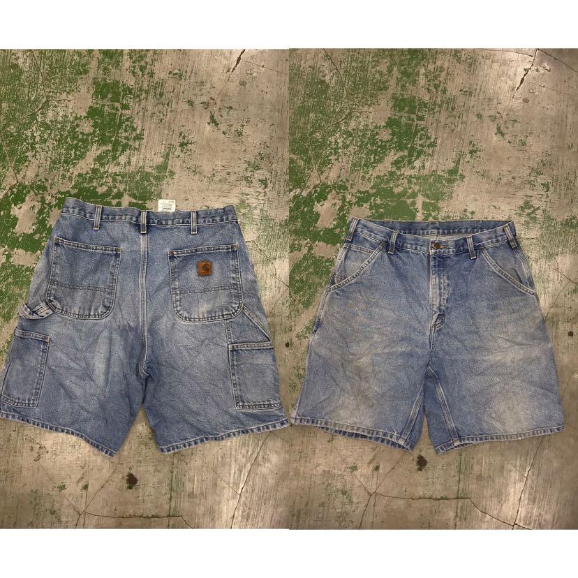 VTG Carhartt Denim Work Shorts, Men's 