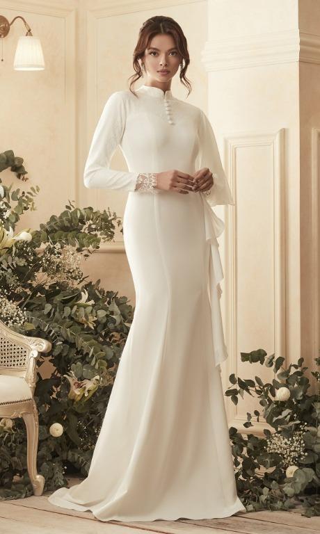 Simple baju nikah hot sale