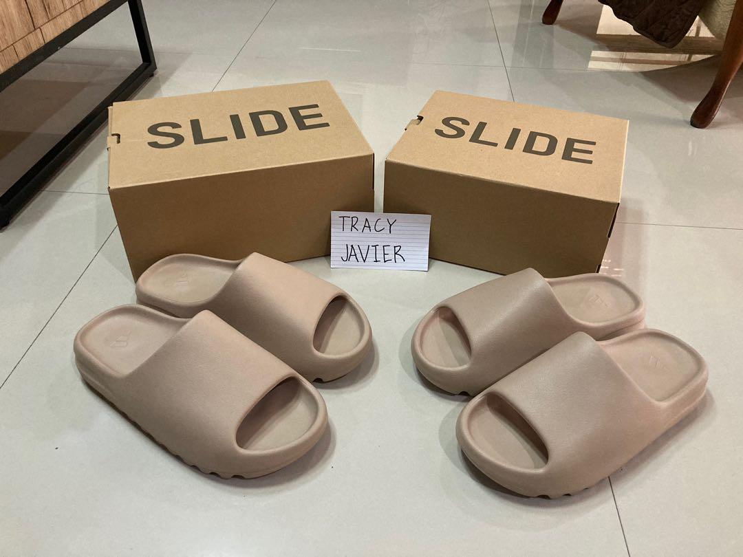 Yeezy slides Pure Sizes 8 u0026 9 us, Women's Fashion, Footwear, Flats u0026  Sandals on Carousell