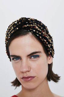 Zara sequin Headband new